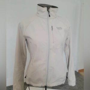The North Face Women’s White Soft Shell Fleece Lined Jacket Small